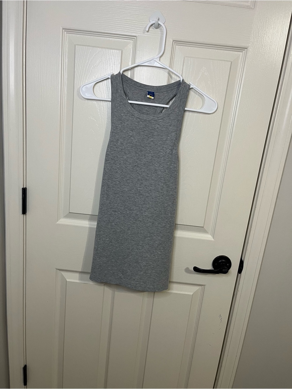 Old Navy Gray Ribbed Tank Top